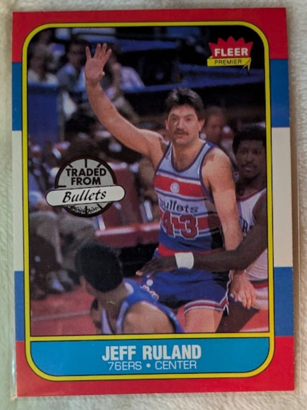 1986 Fleer JEFF RULAND #96